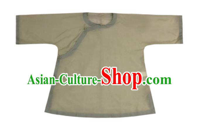 Chinese Traditional Green Silk Shirt National Upper Outer Garment Tang Suit Blouse Costume for Women