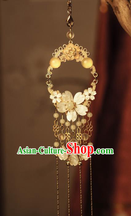 Chinese Traditional Ming Dynasty Princess Waist Accessories Ancient Court Tassel Pendant for Women