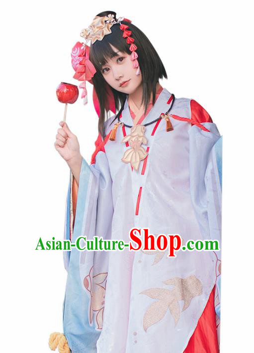 Japanese Traditional Cosplay Geisha Kimono Dress Japan Onmyoji Costumes for Women