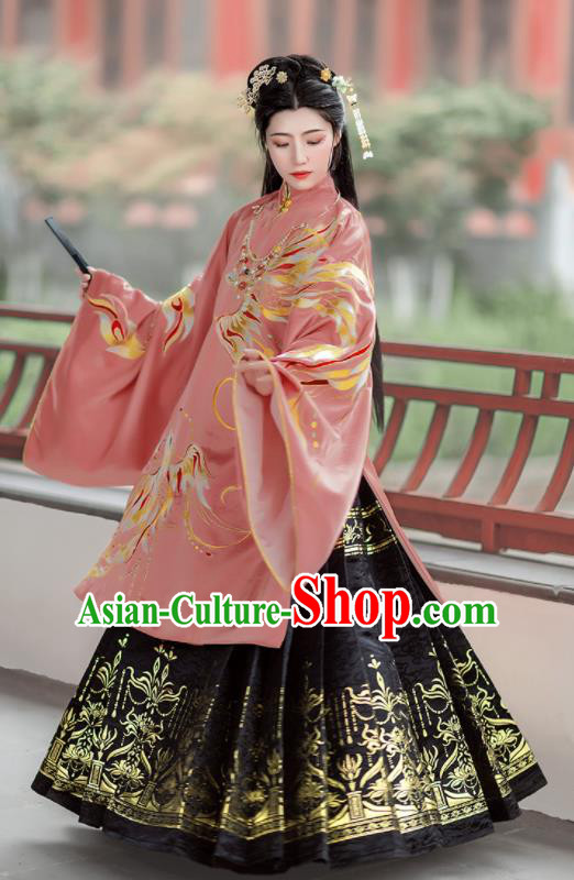 Chinese Traditional Ming Dynasty Nobility Lady Hanfu Dress Ancient Royal Infanta Costumes for Women