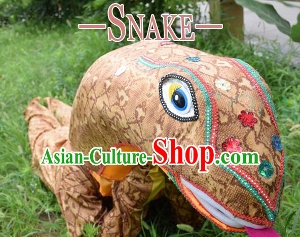 Cosplay Zodiac Snake Traditional Chinese New Year Stage Performance Costume Complete Set