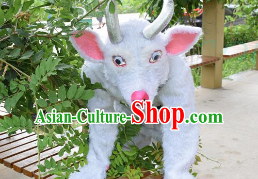 Cosplay Zodiac Sheep Traditional Chinese New Year Stage Performance Costume Complete Set