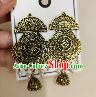 Asian India Traditional Ear Jewelry Indian Handmade Retro Earrings for Women