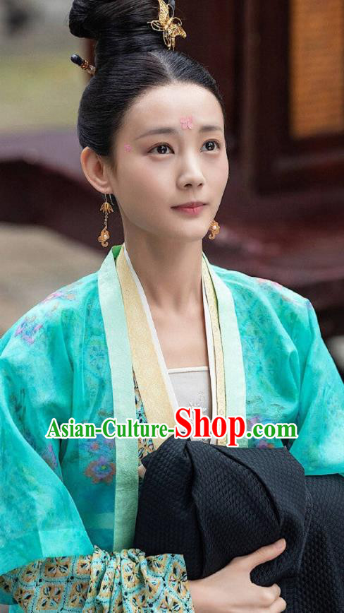 Chinese Ancient Song Dynasty Nobility Lady Drama Royal Nirvana Lu Wenxi Replica Costumes for Women