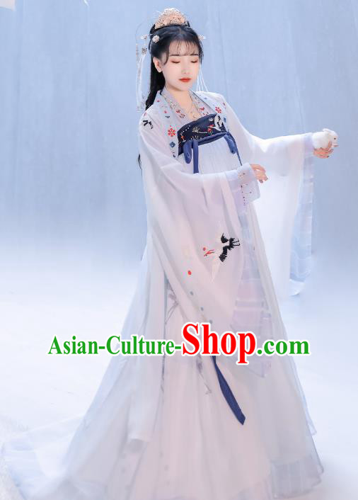 Chinese Traditional Song Dynasty Palace Infanta Hanfu Dress Ancient Court Princess Historical Costumes for Women