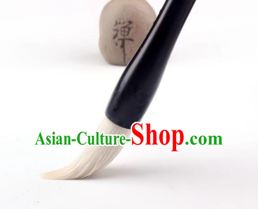 Chinese Traditional Calligraphy Goat Hair Brush Handmade The Four Treasures of Study Writing Brush Pen