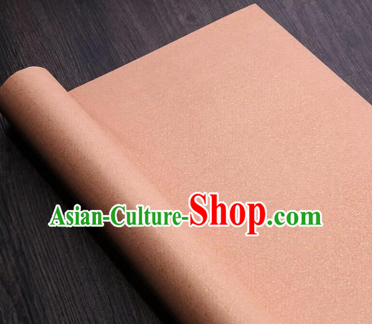 Traditional Chinese Pattern Pink Calligraphy Paper Handmade The Four Treasures of Study Writing Batik Art Paper