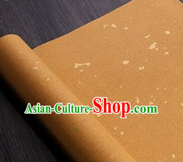 Traditional Chinese Cloud Pattern Brown Calligraphy Paper Handmade The Four Treasures of Study Writing Batik Art Paper