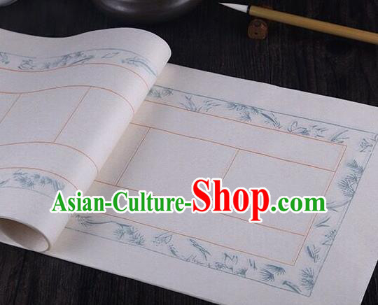 Chinese Traditional Spring Festival Couplets Paper Handmade Couplet Calligraphy Writing Batik Art Paper