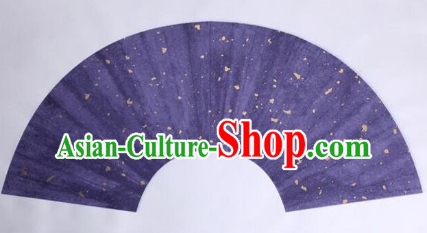 Traditional Chinese Purple Sector Paper Handmade The Four Treasures of Study Writing Fan Art Paper