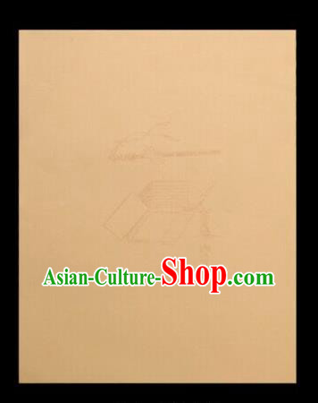 Traditional Chinese Ginger Xuan Paper Handmade The Four Treasures of Study Writing Art Paper