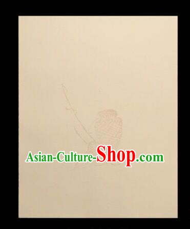 Traditional Chinese Apricot Xuan Paper Handmade The Four Treasures of Study Writing Art Paper