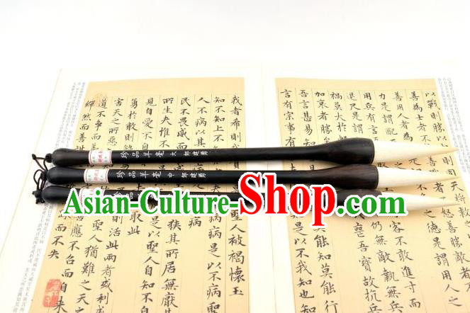 Traditional Chinese Calligraphy Bamboo Goat Brush Handmade The Four Treasures of Study Writing Brush Pen