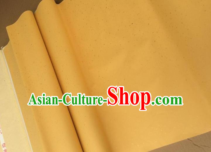 Chinese Traditional Calligraphy Yellow Xuan Paper Handmade The Four Treasures of Study Writing Art Paper