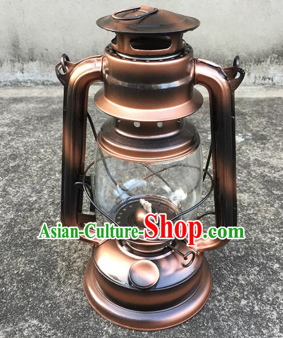 Chinese Traditional Kerosene Lamp Desk Lanterns Handmade Barn Lantern