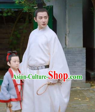 Chinese Ancient Crown Prince Xiao Dingquan Historical Drama Royal Nirvana Song Dynasty Costume for Men