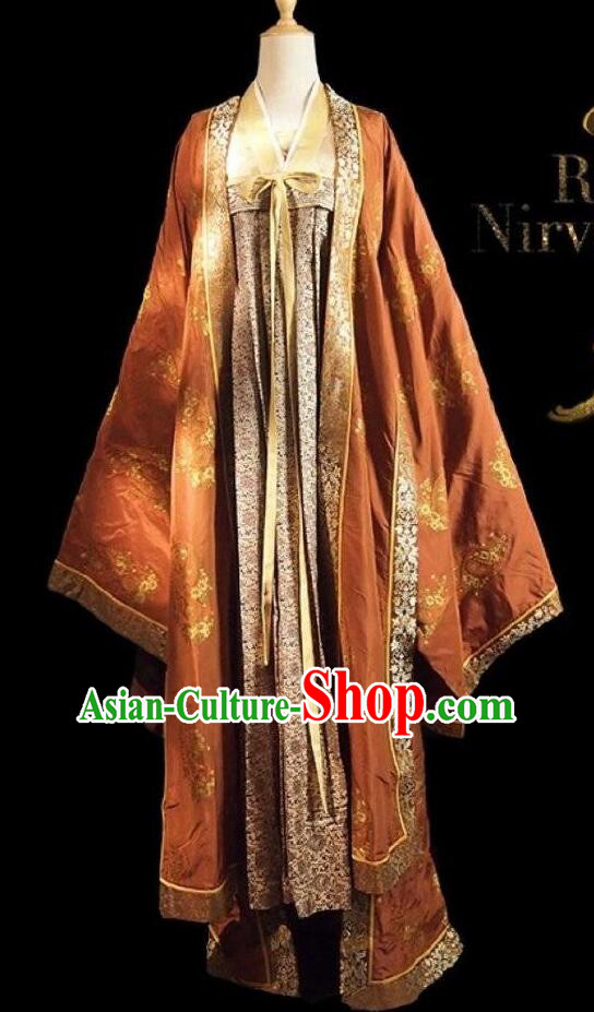 Chinese Ancient Court Princess Costume Historical Drama Royal Nirvana Song Dynasty Infanta Hanfu Dress for Women