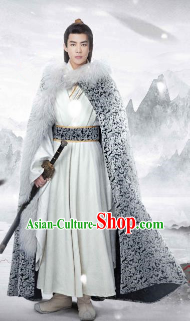 Chinese Ancient Swordsman Detective Jian Buzhi Clothing Historical Drama Xia Tan Jian Bu Zhi Costume for Men