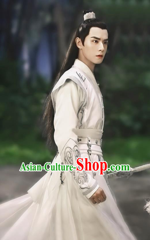 Chinese Ancient Swordsman Hua Wuque Clothing Historical Drama Handsome Siblings Costume for Men