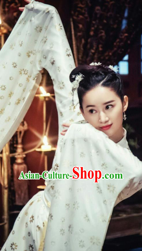 Chinese Historical Drama A Step Into The Past Ancient State of Qin Princess Qin Qing Costume and Headpiece for Women