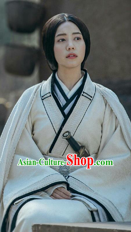 Chinese Historical Drama Guardians of The Ancient Oath Princess Jinyang Costume and Headpiece for Women