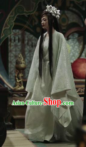 Chinese Ancient Elder Princess Li Yunrui Historical Drama Qing Yu Nian Joy of Life Costume and Headpiece Complete Set