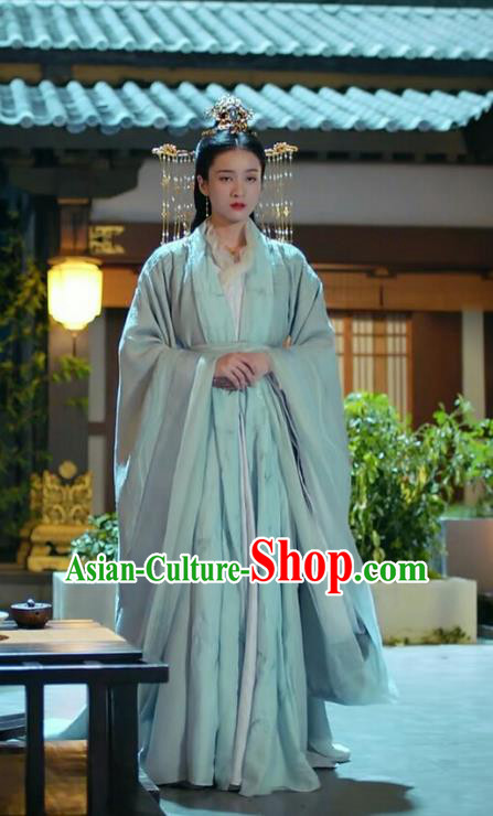 Chinese Ancient Princess Consort Rong Le Hanfu Dress Historical Drama Princess Silver Pink Costume and Headpiece for Women