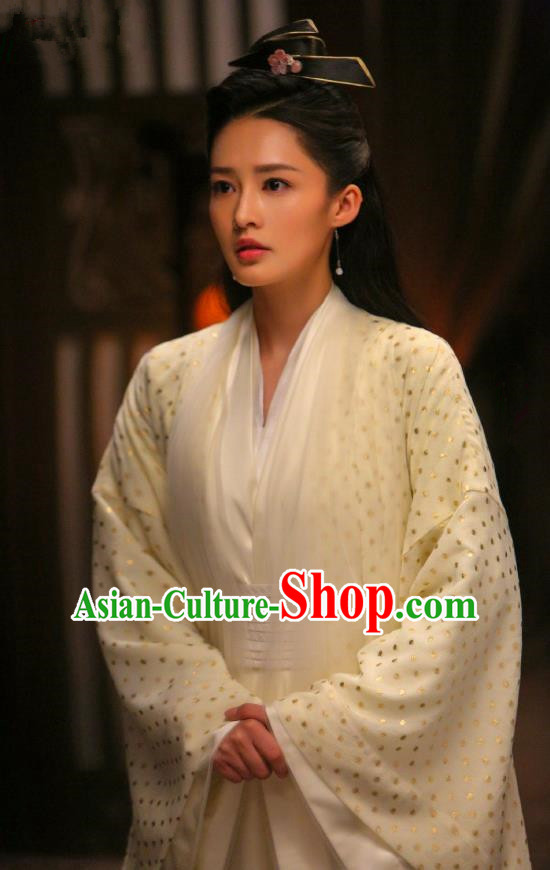 Qing Yu Nian Chinese Historical Drama Joy of Life Ancient Princess Lin Wan Er Costume and Headpiece Complete Set