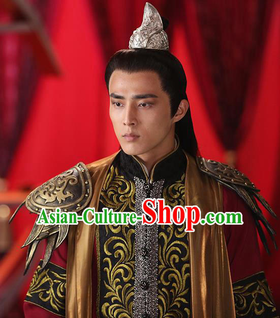 Chinese Ancient Lord Apparel Clothing and Jade Hairpin Drama The Taosim Crandmaster Tie Lang Costumes and Headwear