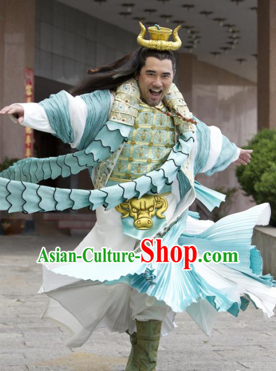 Chinese Ancient Tang Dynasty Nanzhao King Clothing and Headwear Drama Legend of Southwest Dance and Music Yi Mujiu Costumes