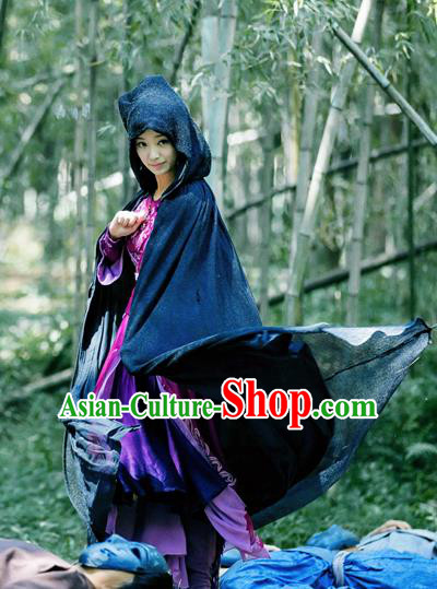 Chinese Ancient Fairy Historical Drama The Taosim Crandmaster Female Swordsman Zi Liuli Dress and Hair Accessories