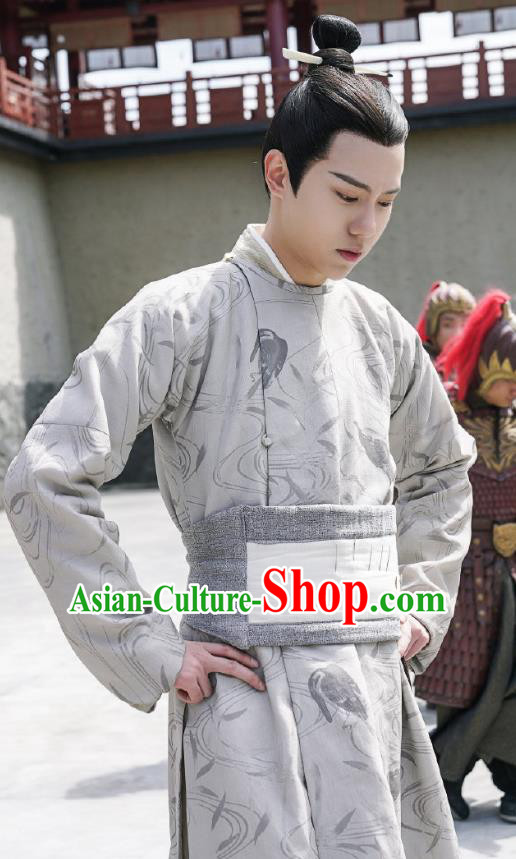 Chinese Ancient Prince Garment and Jade Hairpin Drama To Get Her Royal Highness Tu Siyi Apparels Clothing