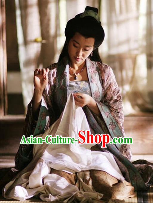 Chinese Ancient Empress Apparels Garment Court Lady Hanfu Dress and Headpieces Drama Control by Zhen Guan Queen Zhangsun Costumes