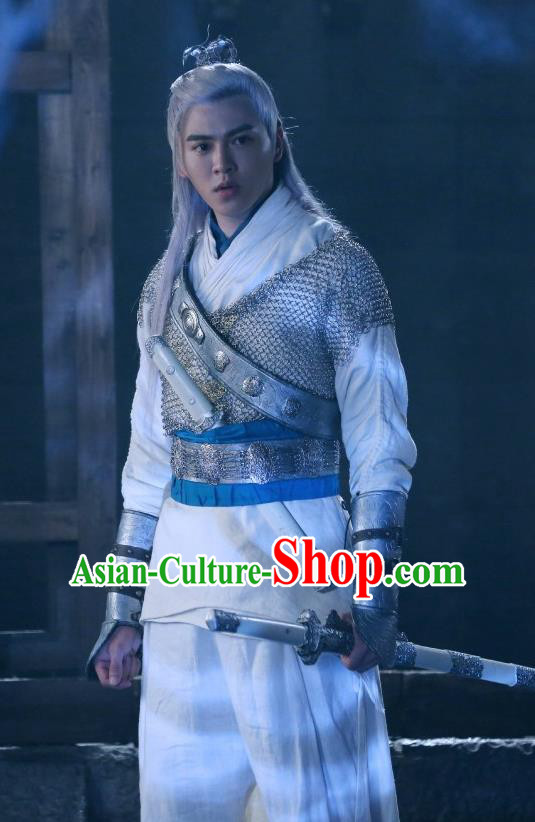 Chinese Ancient Song Dynasty Swordsman Garment Clothing and Headpieces Drama Kai Feng Qi Tan Knight Bai Yutang Apparels