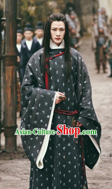 Chinese Ancient Evil Swordsman Garment Tang Dynasty Clothing and Headwear Drama Wu Xin The Monster Killer Bai Liuli Apparels
