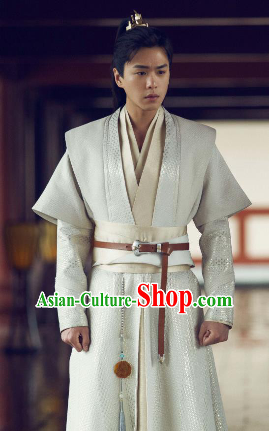 Chinese Ancient Nobility Childe Swordsman Fan Xian Drama Qing Yu Nian Joy of Life Zhang Ruoyun Replica Costume for Men