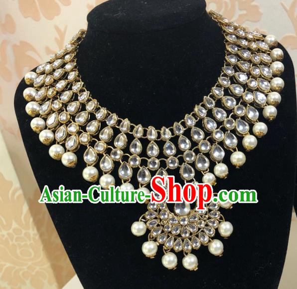 Indian Traditional Wedding Necklace Asian India Bride Jewelry Accessories for Women