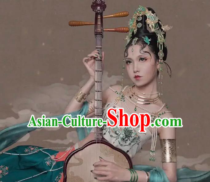 Chinese Dance National Treasure Flying Apsaras Dress Traditional Classical Dance Stage Performance Costume for Women