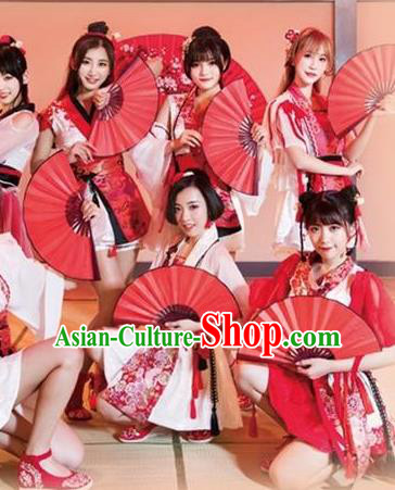 Chinese Dance Ji Ming Yue Moon Red Dress Traditional Classical Dance Stage Performance Costume for Women