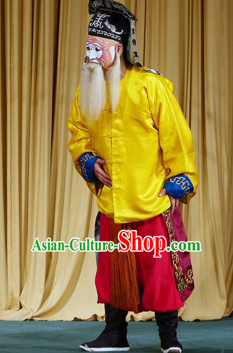 Chinese Beijing Opera Wu Sheng Apparels Zhu Lian Zhai Peking Opera Warrior Garment Costumes and Headwear