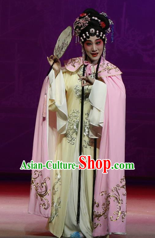 Chinese Kun Opera The Purple Hairpin Actress Costumes Peking Opera Garment Hua Tan Huo Xiaoyu Apparels Dress and Hair Accessories