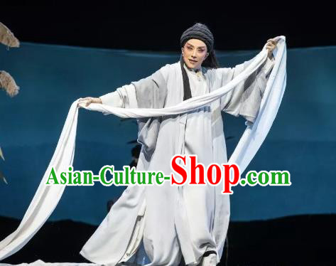 Chinese Yue Opera Xiaosheng Costumes and Headwear Shaoxing Opera Wang Yangming Young Male Garment Apparels