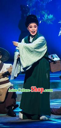 Chinese Yue Opera Physician Scholar Chen Shigong Xiaosheng Garment and Headwear Ren Heart Medicine Apparels Shaoxing Opera Young Male Costumes
