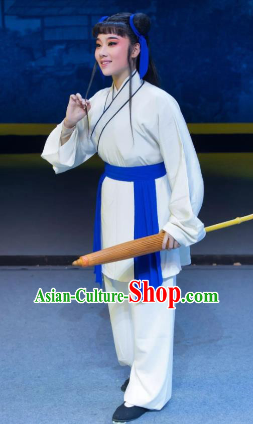 Xianglian Case Chinese Yue Opera Young Boy Garment Costumes and Headwear Shaoxing Opera Livehand Apparels
