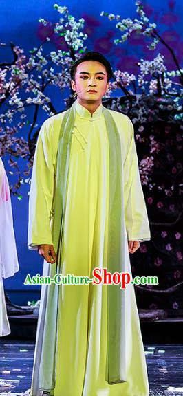 The Family Chinese Yue Opera Xiaosheng Garment Costumes Shaoxing Opera Republic of China Apparels Young Childe Gao Juehui Gown