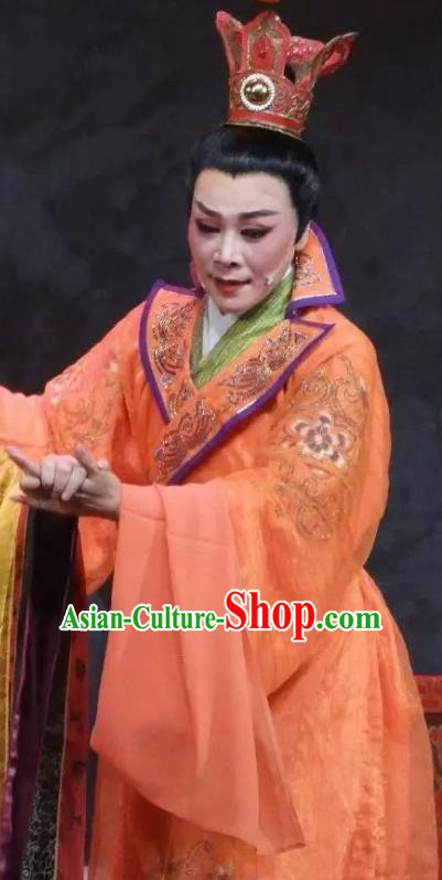 Chinese Yue Opera Xiaosheng Dong Wenzhong Garment Clothing and Headwear Rong Hua Dream Shaoxing Opera Scholar Apparels Costumes