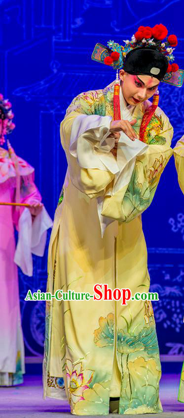 Chinese Kun Opera Niche Nan Ke Dream Garment and Headwear Kunqu Opera Costumes Xiaosheng Scholar Apparels Clothing