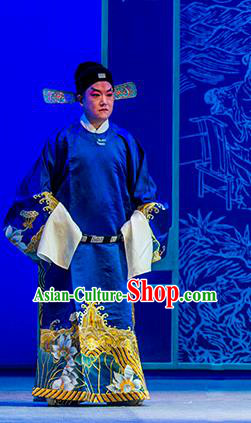 Chinese Kun Opera Nan Ke Dream Official Garment and Headwear Kunqu Opera Costumes Minister Apparels Clothing