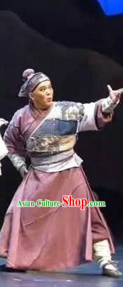 Meng Jiangnv Sends Winter Clothes Chinese Kun Opera Wusheng Garment Costumes and Headwear Kunqu Opera Martial Male Apparels Clothing