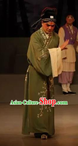 Zhu Meng Ji Chinese Kun Opera Scholar Tang Xianzu Costumes and Headwear Kunqu Opera Niche Garment Young Male Apparels